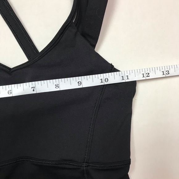 Lululemon Happy Strappy Workout Tank Top Black - Picture 5 of 5